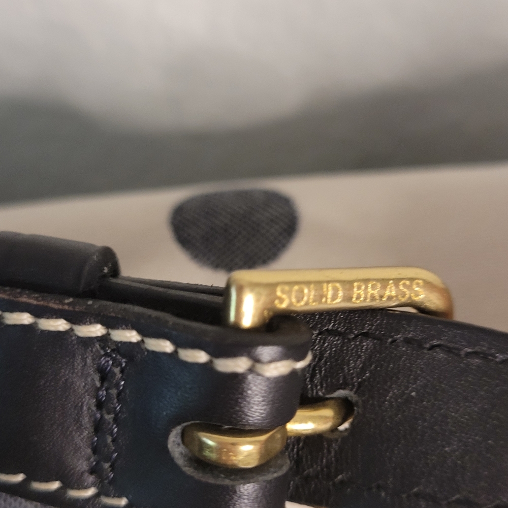 Vintage Dooney & Bourke Monogram Polka Dot Made in USA crossbody - Picture 10 of 14